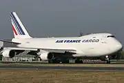 エールフランスカーゴのボーイング747-400F
