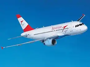 オーストリア航空のエアバスA319