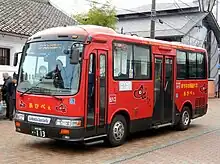 まちなか周遊バス「あかべぇ」日野・リエッセ PB-RX6JFAA