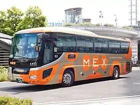 高速用車両（みちのりエクスプレス (MEX) カラー） いすゞ・ガーラ PKG-RU1ESAJ