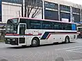 高速用車両（貸切転用車でトイレ後付け改造車の富士重工業製車体車。廃車済）