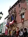 青白祭の市役所