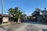 赤谷線サイクリングロード・起点（2021年9月）