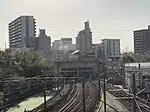 赤池駅周辺のマンション群