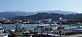 赤石山系を新居浜黒島港より