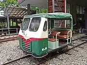 赤沢森林鉄道のモーターカー
