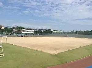 兵庫県立明石公園球技場兼自転車競技場（2014年6月撮影）