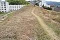 前方部から後円部を望む