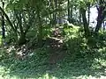 秋葉山古墳群第三号墳、現存する後円部