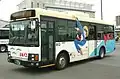 「三平バス」（いすゞ・エルガミオ）