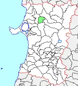 合川町、県内位置図