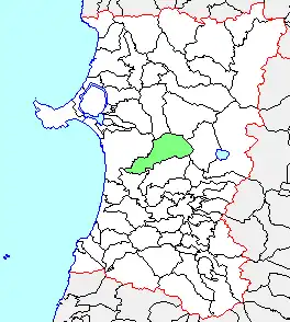 河辺町、県内位置図