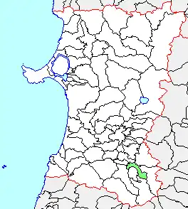 増田町、県内位置図