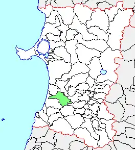 大内町、県内位置図