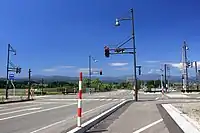 川口南交差点付近