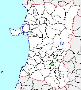 大雄村、県内位置図