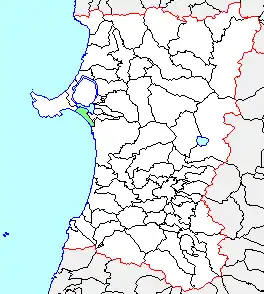 天王町、県内位置図
