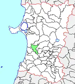 雄和町、県内位置図