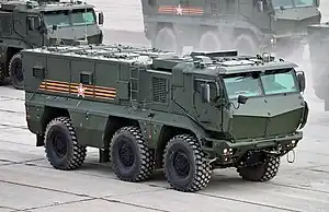KamAZ-63968タイフーン装甲車シリーズの車種。