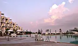 アルベナの夕方の景色