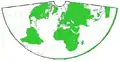 アルベルス正積円錐図法