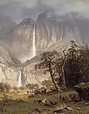 Cho-looke, the Yosemite Fallアルバート・ビアスタット 1864