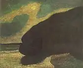 アルバート・ピンカム・ライダー, Seacoast in Moonlight, 1890
