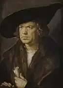 『男性の肖像』(1521-1524年) プラド美術館 (マドリード)