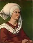 Portrait of Barbara Dürer, アルブレヒト・デューラー, c.&nbsp;1490年