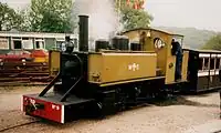 野戦鉄道用に作られたナローゲージのアルコ製機関車