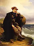 アレアルド・アレアルディ(詩人)、(c.1850) 個人蔵