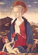 『聖母』(1470年頃)ルーブル美術館蔵