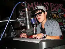 Alex Lambert performs for fans on June 26, 2011, in New York.