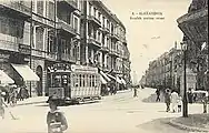 電化初期のアレクサンドリア市電(1903年)