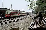 奮起湖駅の阿里山号