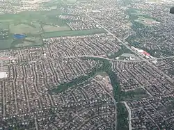 アレン市空撮