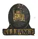 ベッドフォード博物館のAlliance火災保険のプラーク。