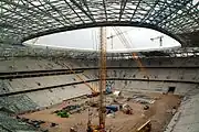 建設中のスタジアム (2004年)