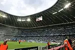 試合前の会場の様子