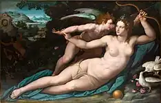 Venus and Cupid (アレッサンドロ・アッローリ)