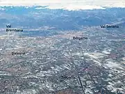 ベルガモと周辺都市