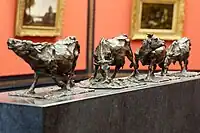 4頭の牛(1901)  旧国立美術館 (ベルリン)