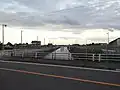 愛西市江西町を流れる海部幹線水路