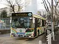 ノンステップ阪神バス（尼崎市内線車両）KL-HU2PMEE