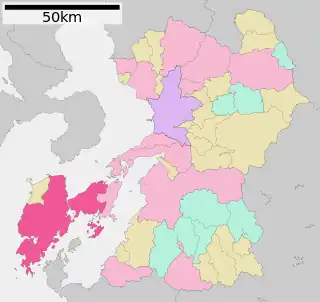 天草市位置図