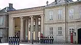 アマリエンボー宮殿(1794年 - 1795年)の柱廊