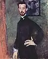 アメデオ・モディリアーニ『ポール・アレクサンドル博士』（1909年）
