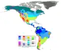 アメリカのケッペンの気候区分