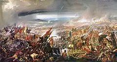 『パラグアイ戦争のAvaíの戦い』(1872/1877)ブラジル国立美術館蔵