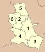 Map of Amphoe